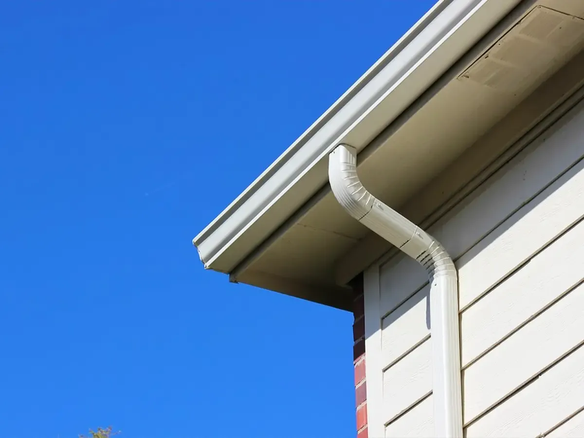 Seamless gutter system installed on Eagan area home