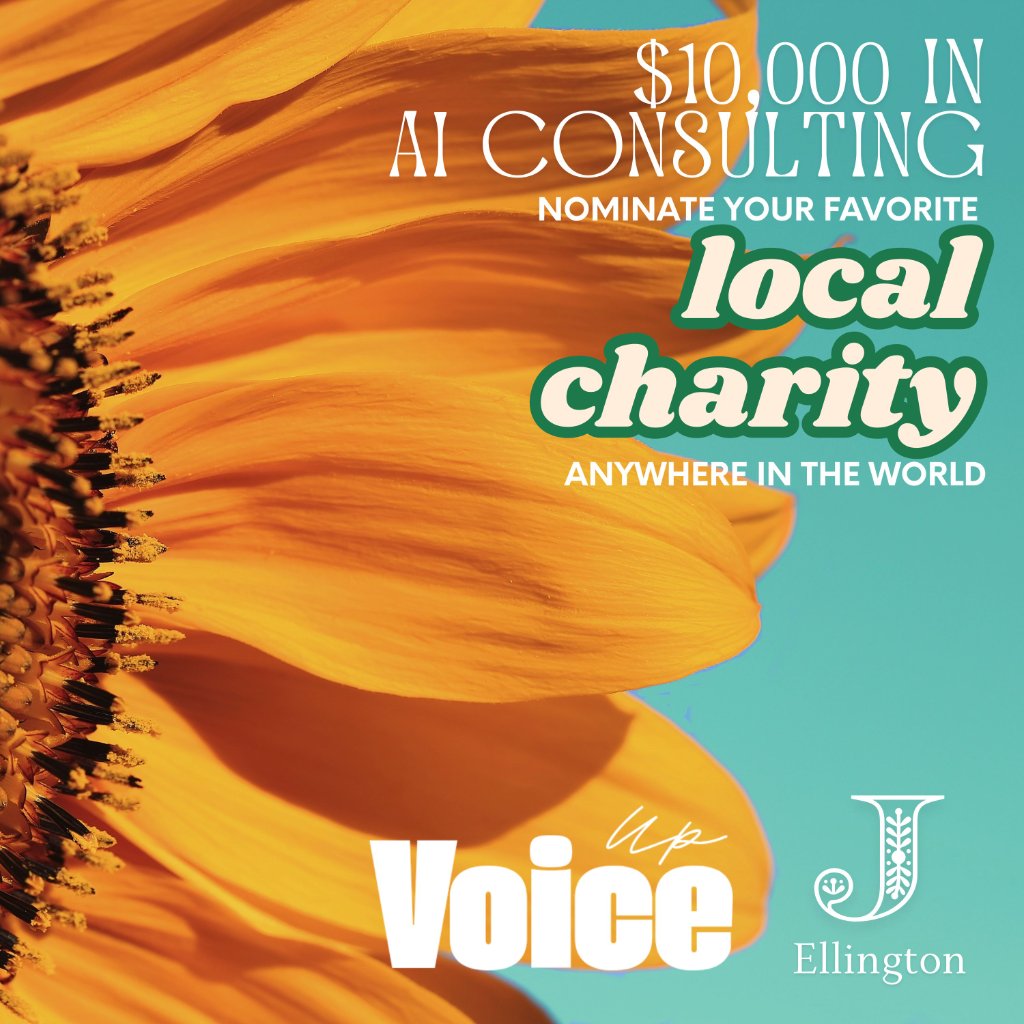 $10,000 in AI Consulting — Nominate Your Favorite Local Charity Anywhere in the World