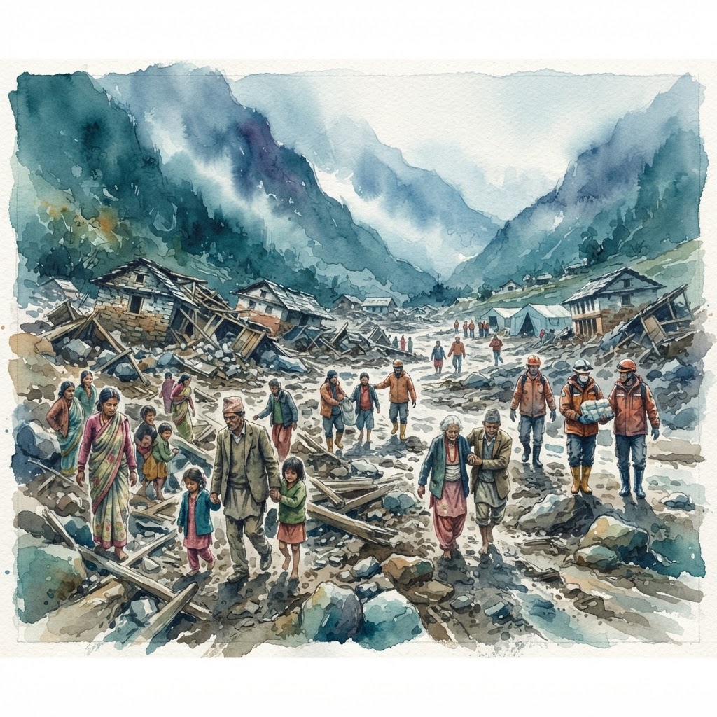 Deadly Floods in Nepal · How Melting Glaciers Contributed to Himalayas Flooding