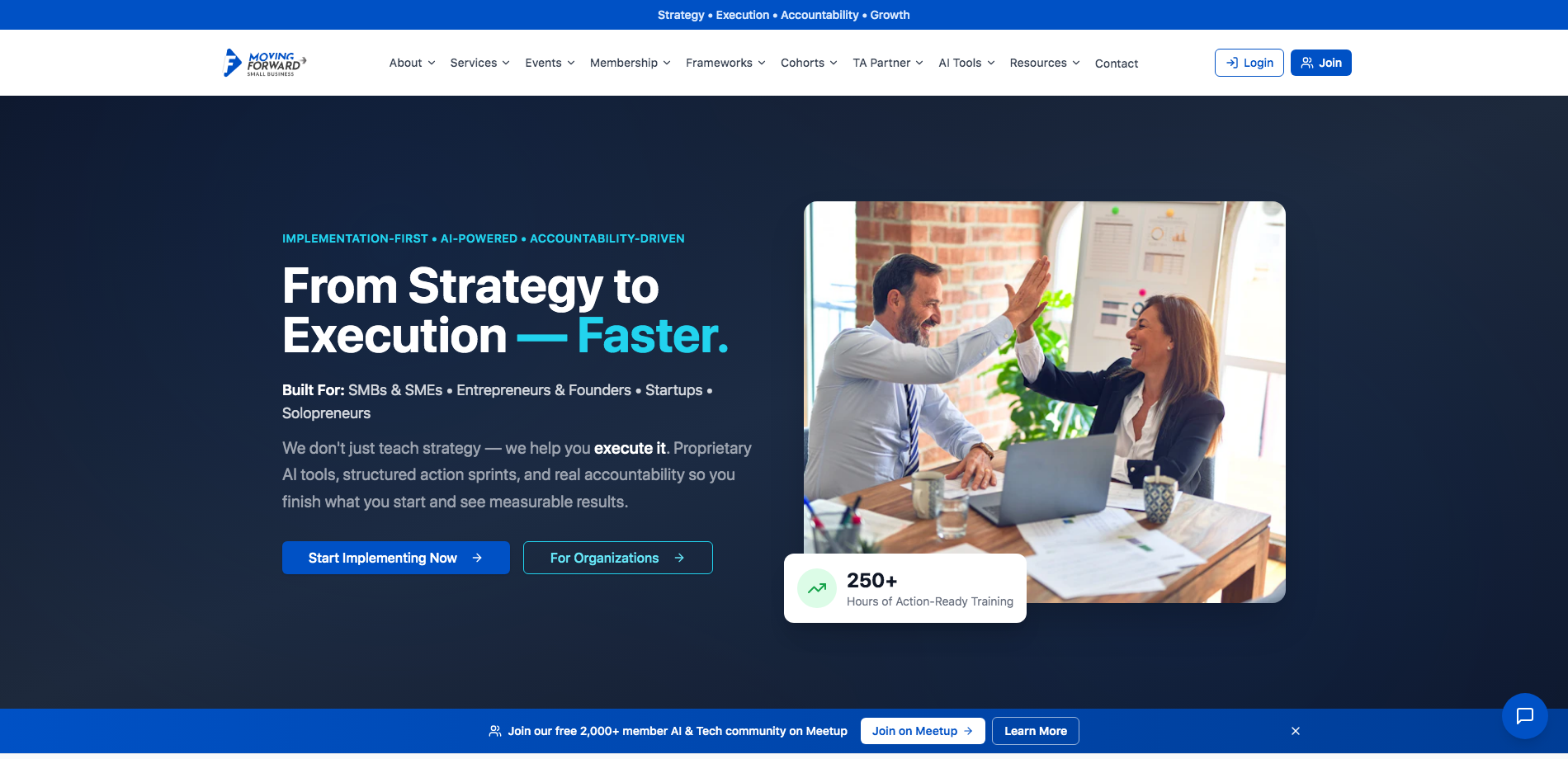 Moving Forward Small Business