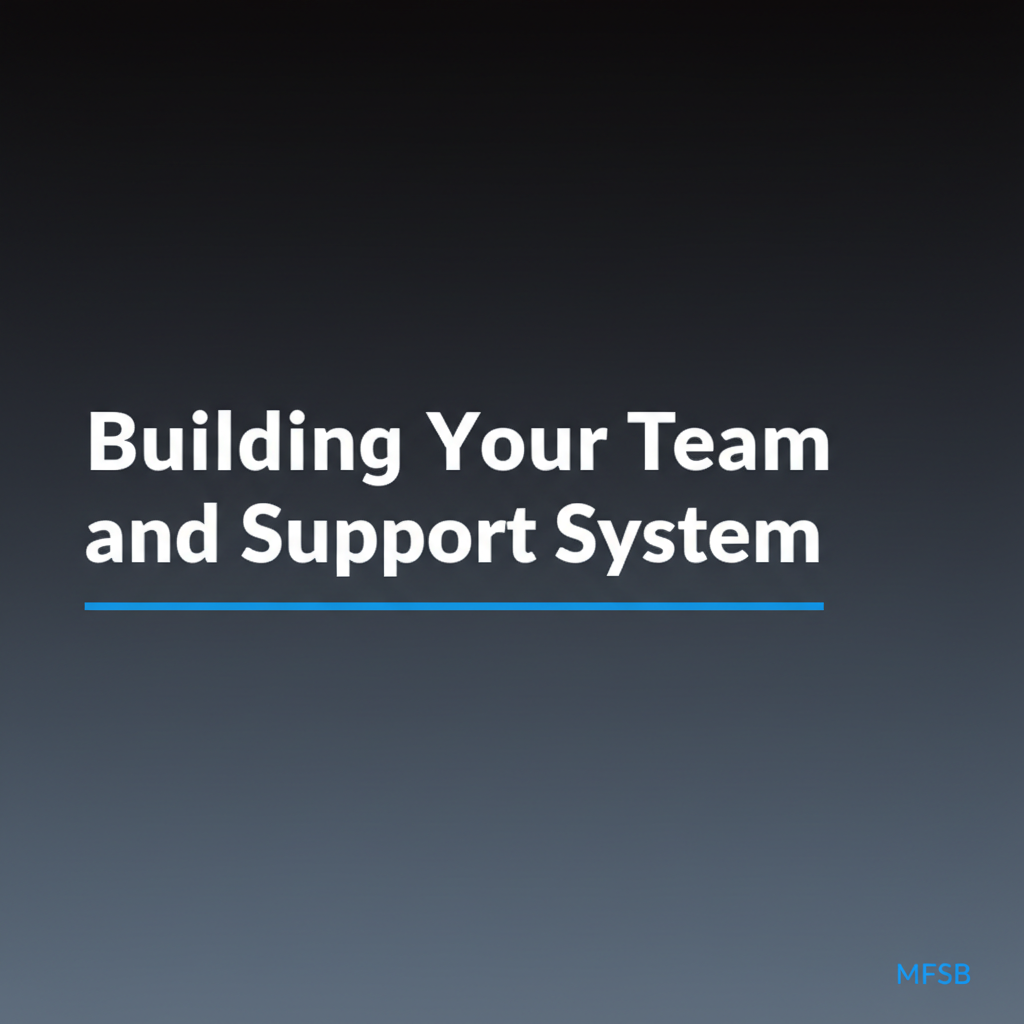 Building Your Team and Support System