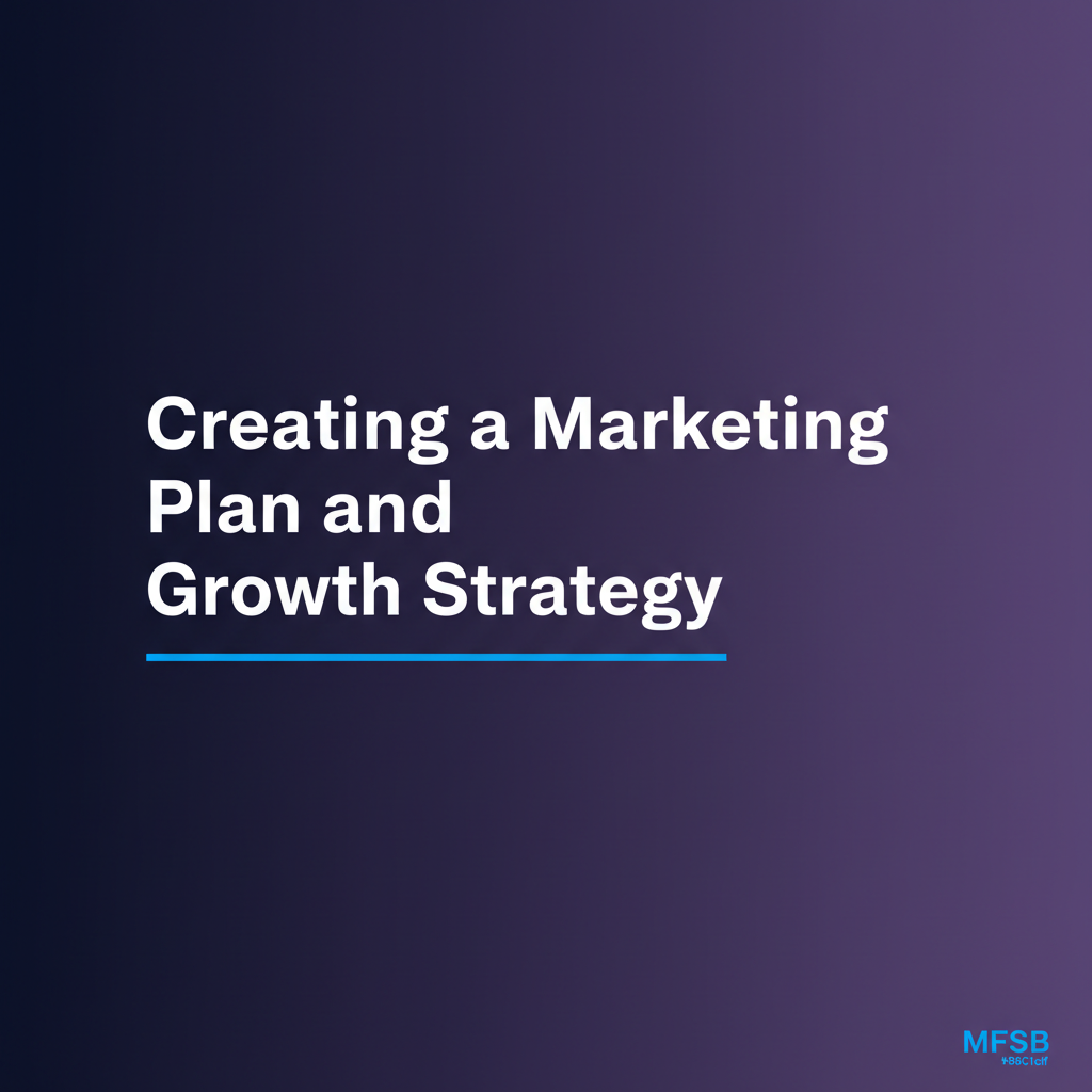 Creating a Marketing Plan and Growth Strategy
