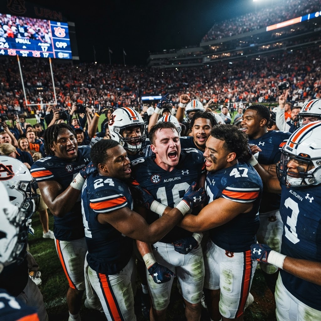 Stagnation at Neyland: Auburn Falls to Tennessee in 24-14 Road Loss
