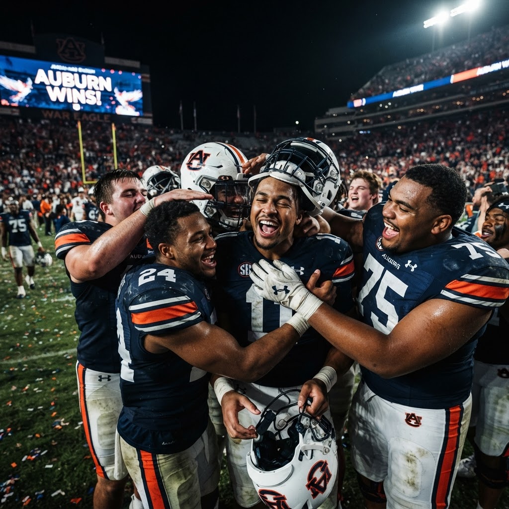 Auburn Survives Heart-Pounding Thriller Against Baylor