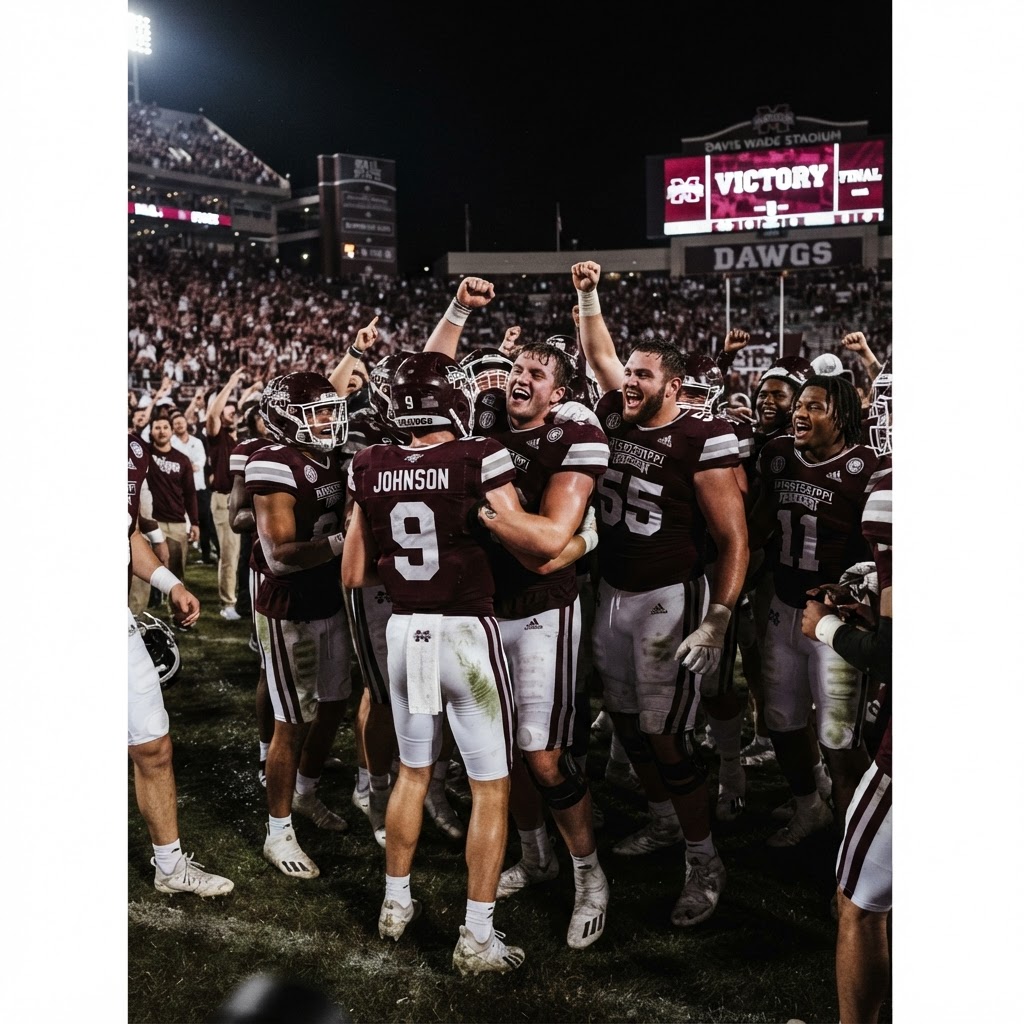 Bulldogs Overwhelmed: Alabama Dominates Mississippi State in Starkville