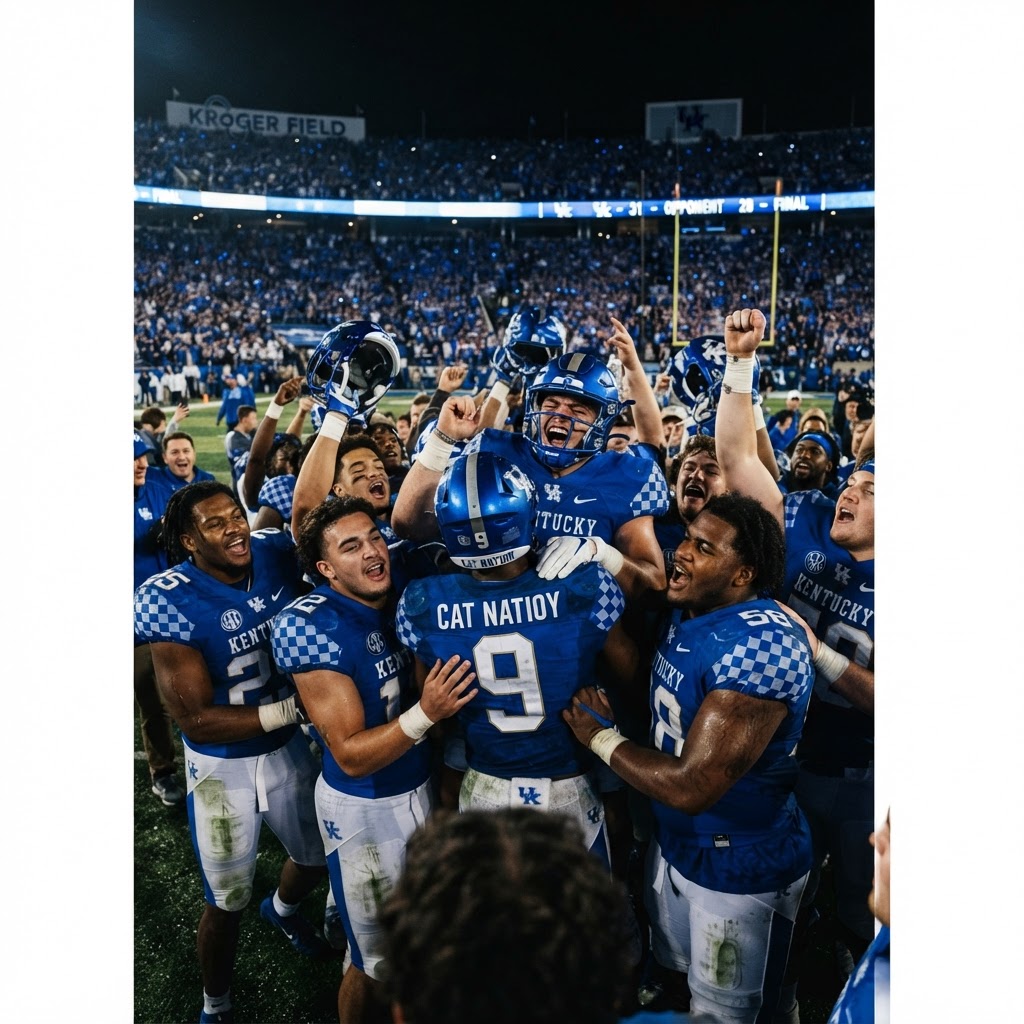 Kentucky Wins the Gamble, 35-34, in Overtime at South Carolina