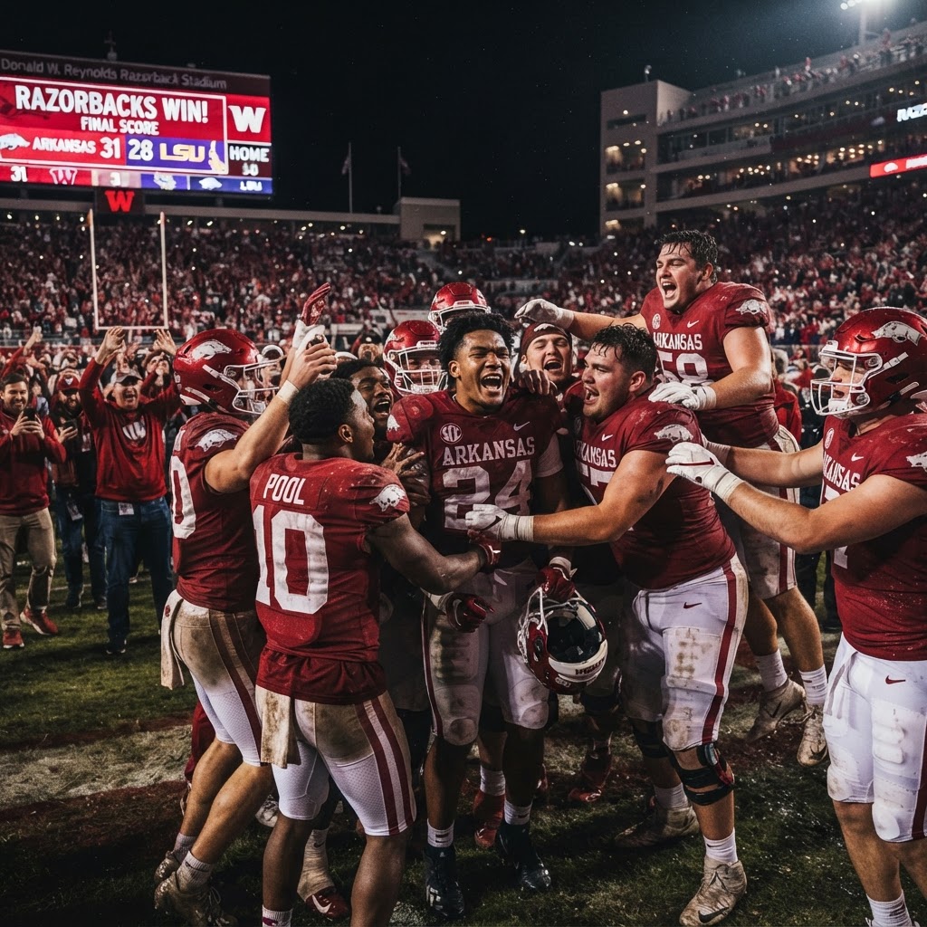 Razorbacks Overmatched in SEC Opener Against Georgia