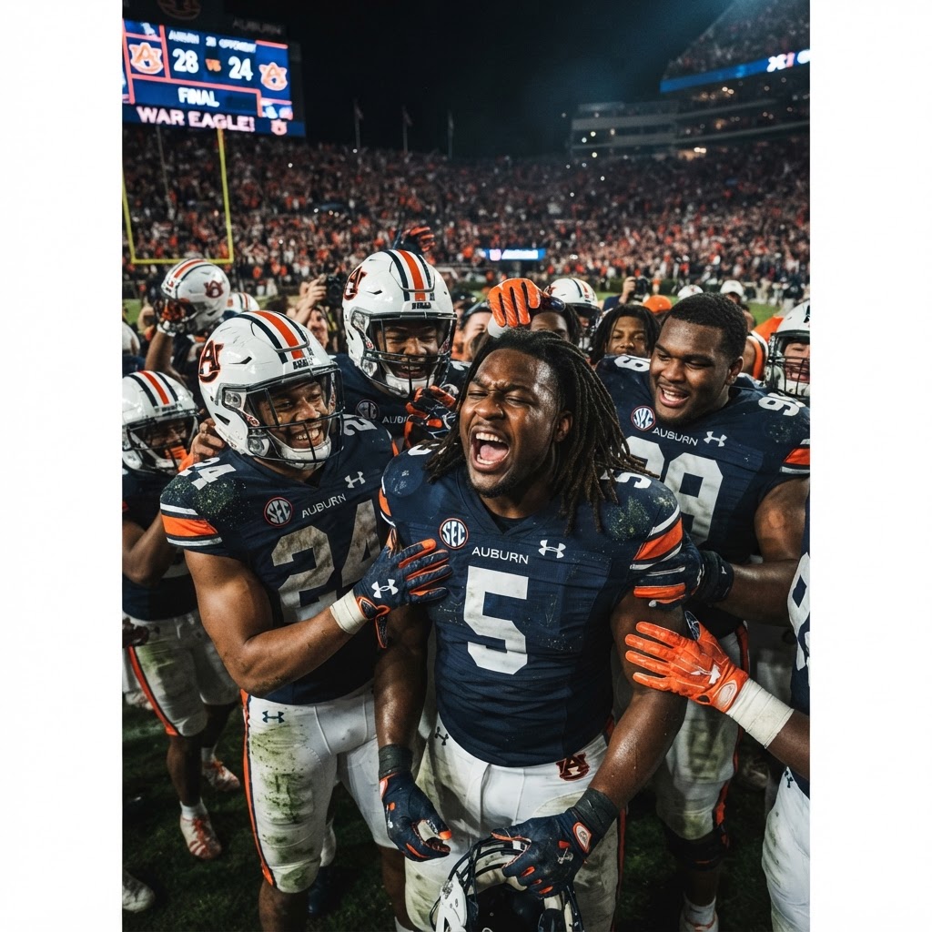 Auburn Dominates Southern Miss in 43-8 Statement Win