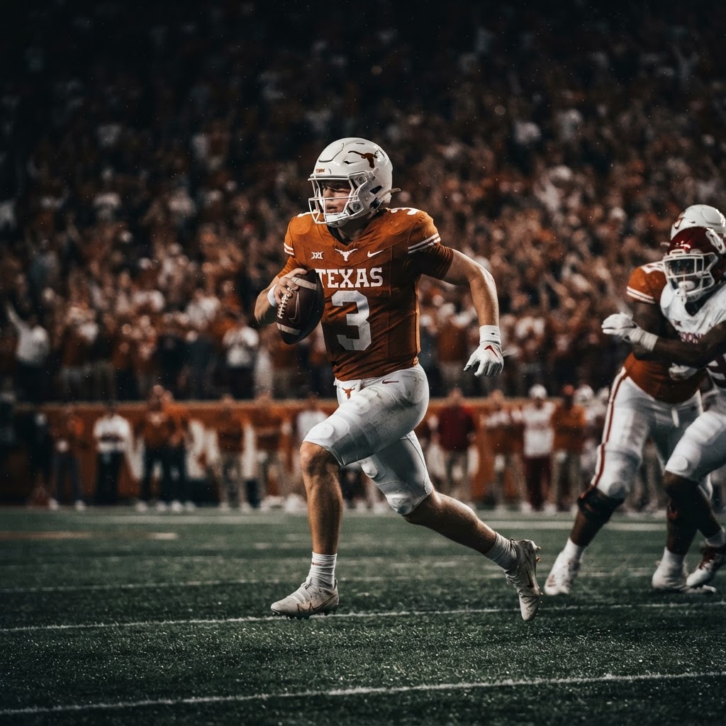 A New Era Under the Arch: Dante Moore Leads Texas into SEC Saturday