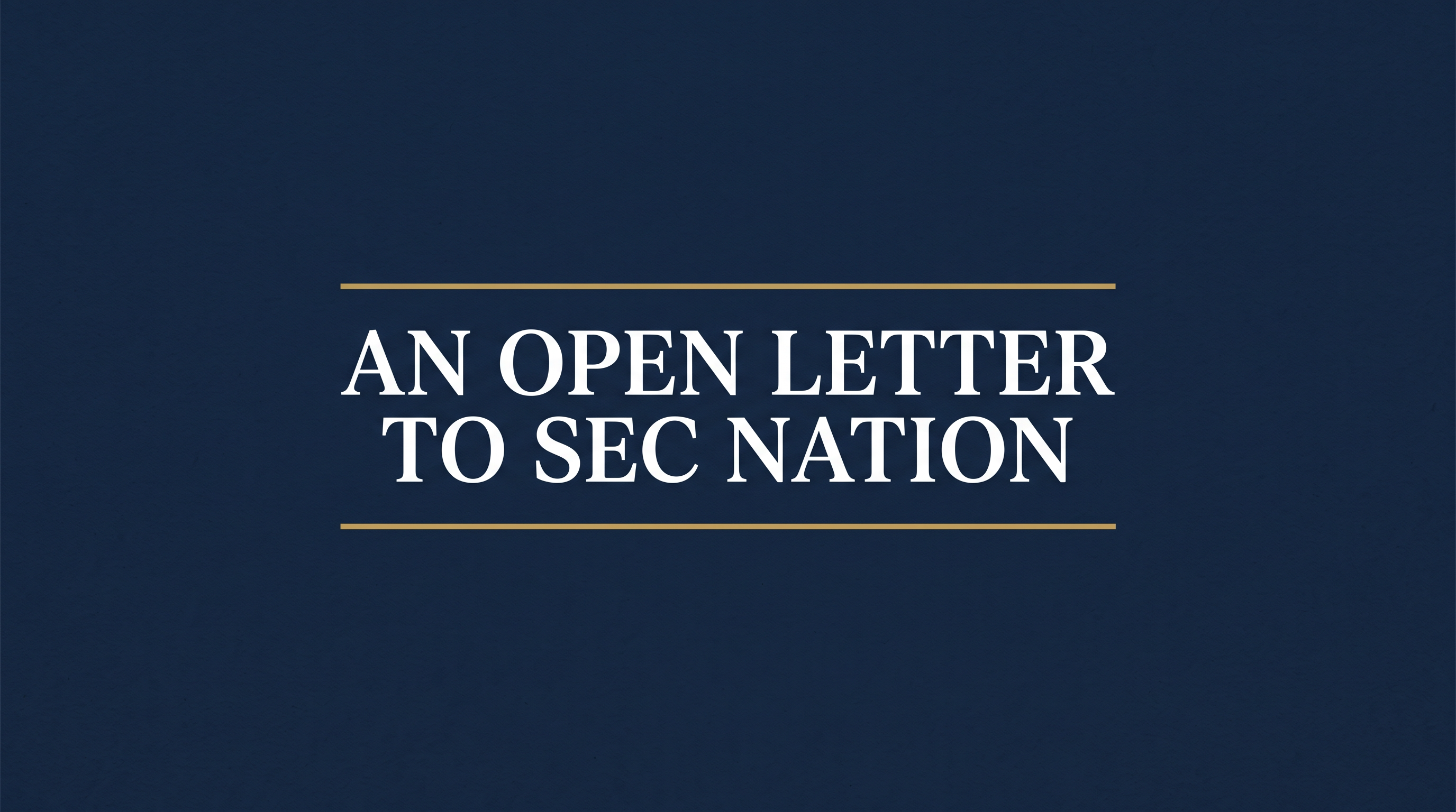 Bulldog fans — It's Time for New Leadership — It's Time to Fire Greg Sankey