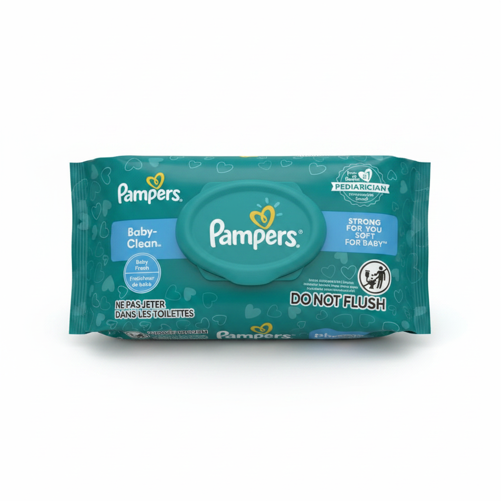Pampers Baby-Clean Baby Fresh Wipes (72 Count)