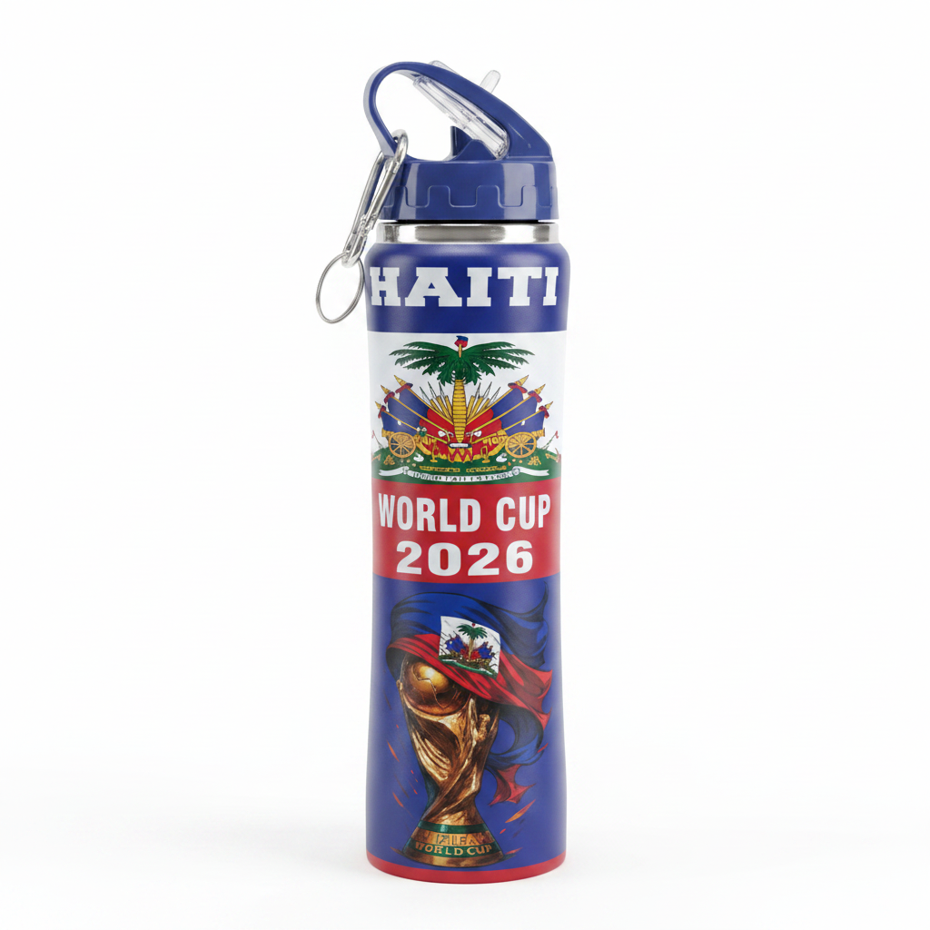 Haiti World Cup 2026 Stainless Steel Water Bottle
