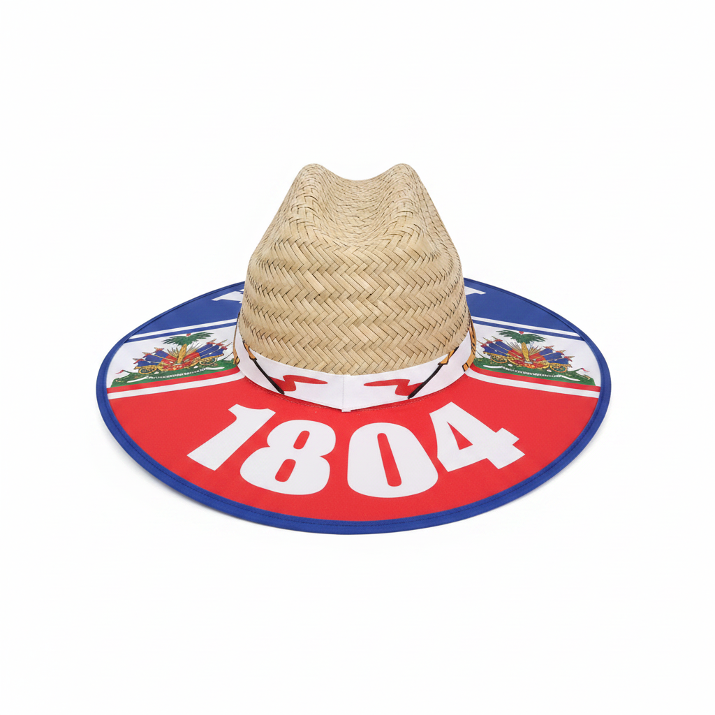 Haiti 1804 Straw Cowboy Sun Hat – Wide Brim