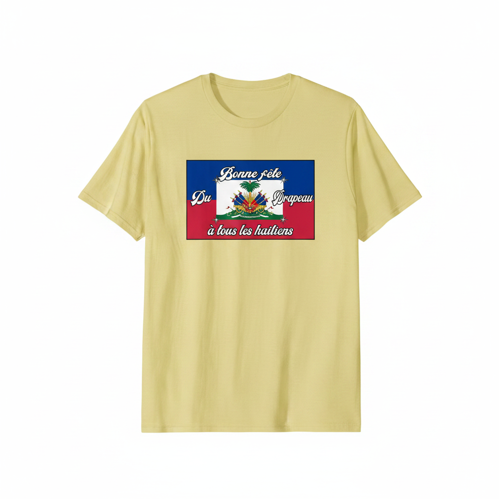 Bonne Fête Du Drapeau T-Shirt – Yellow