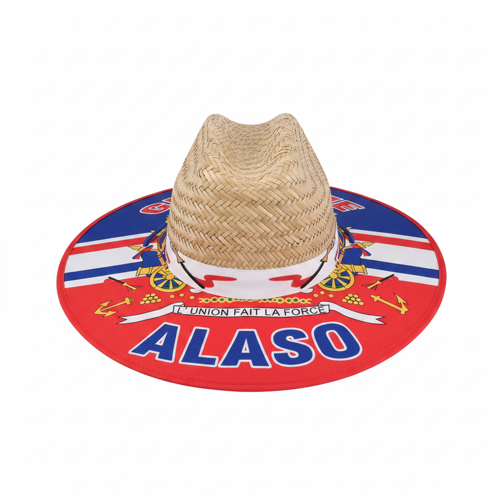 ALASO Grenadye Straw Sun Hat – Haiti Carnival Hat