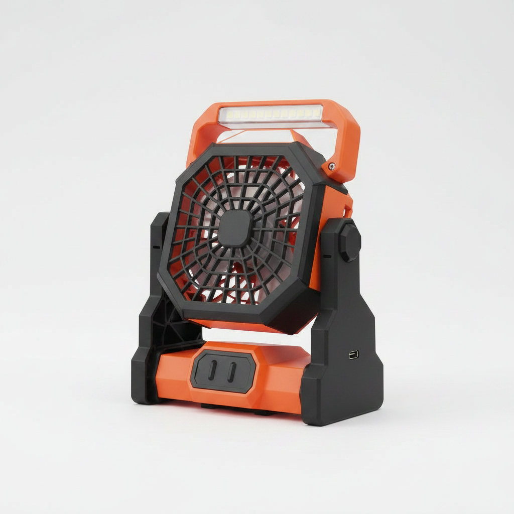 X3 Outdoor 2-in-1 Portable Fan & LED Camping Light