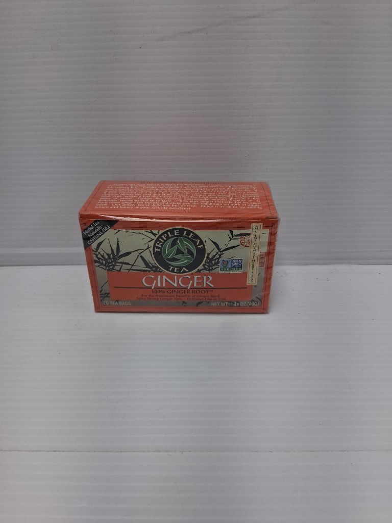 Triple Leaf Tea Ginger Herbal Tea – 20 Tea Bags