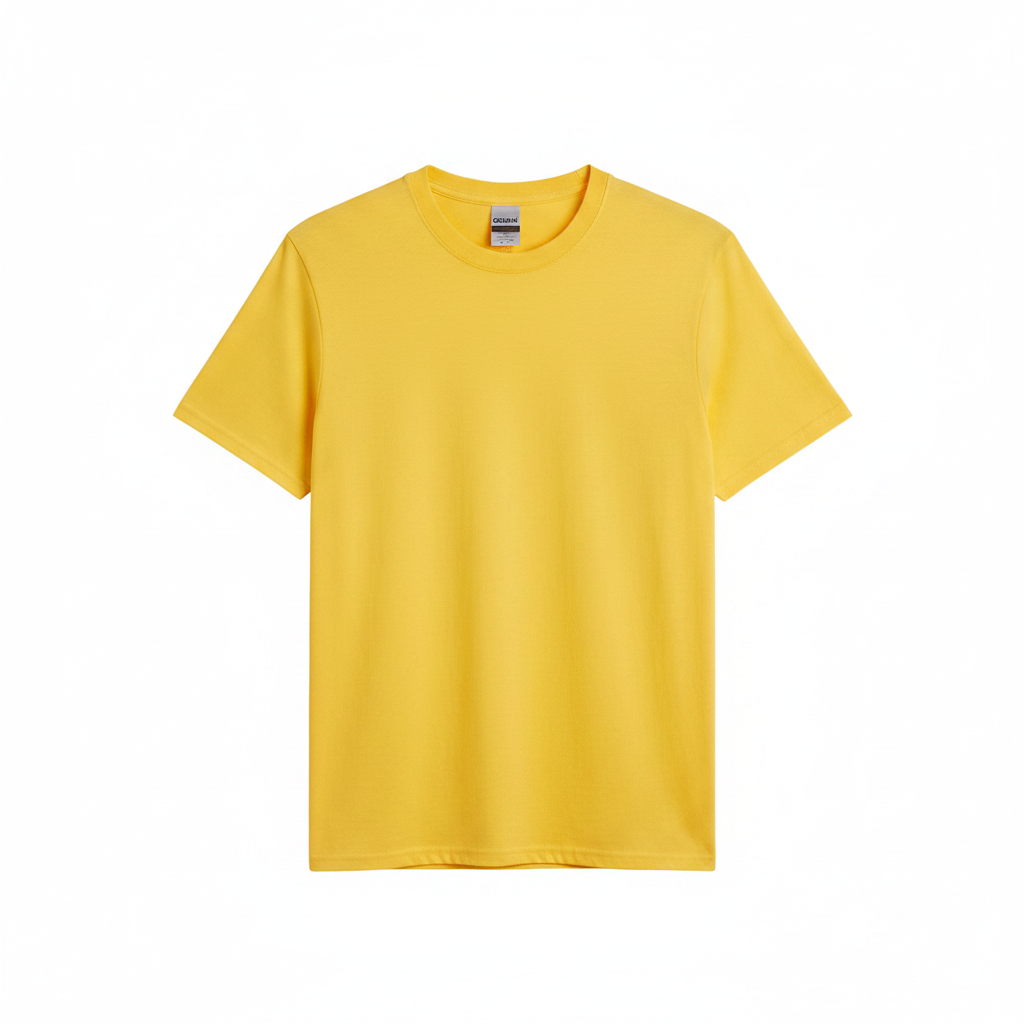 Gildan Men's Crew Neck T-Shirt – Yellow