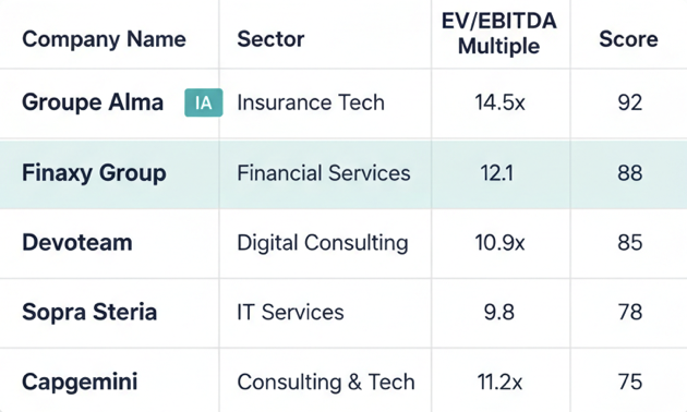 1M+ indexed M&A transactions