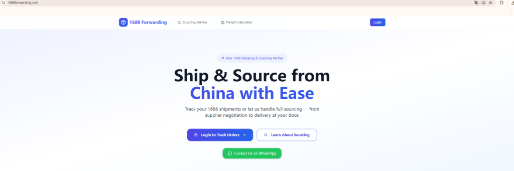 Go to 1688forwarding.com