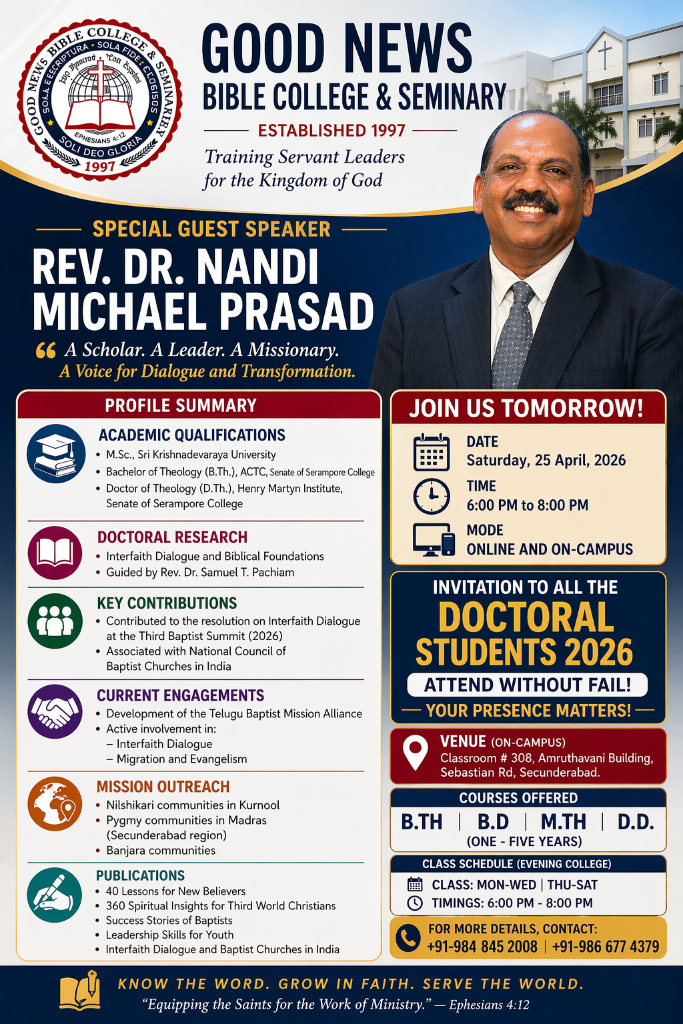 Rev. Dr. Nandi Michael Prasad