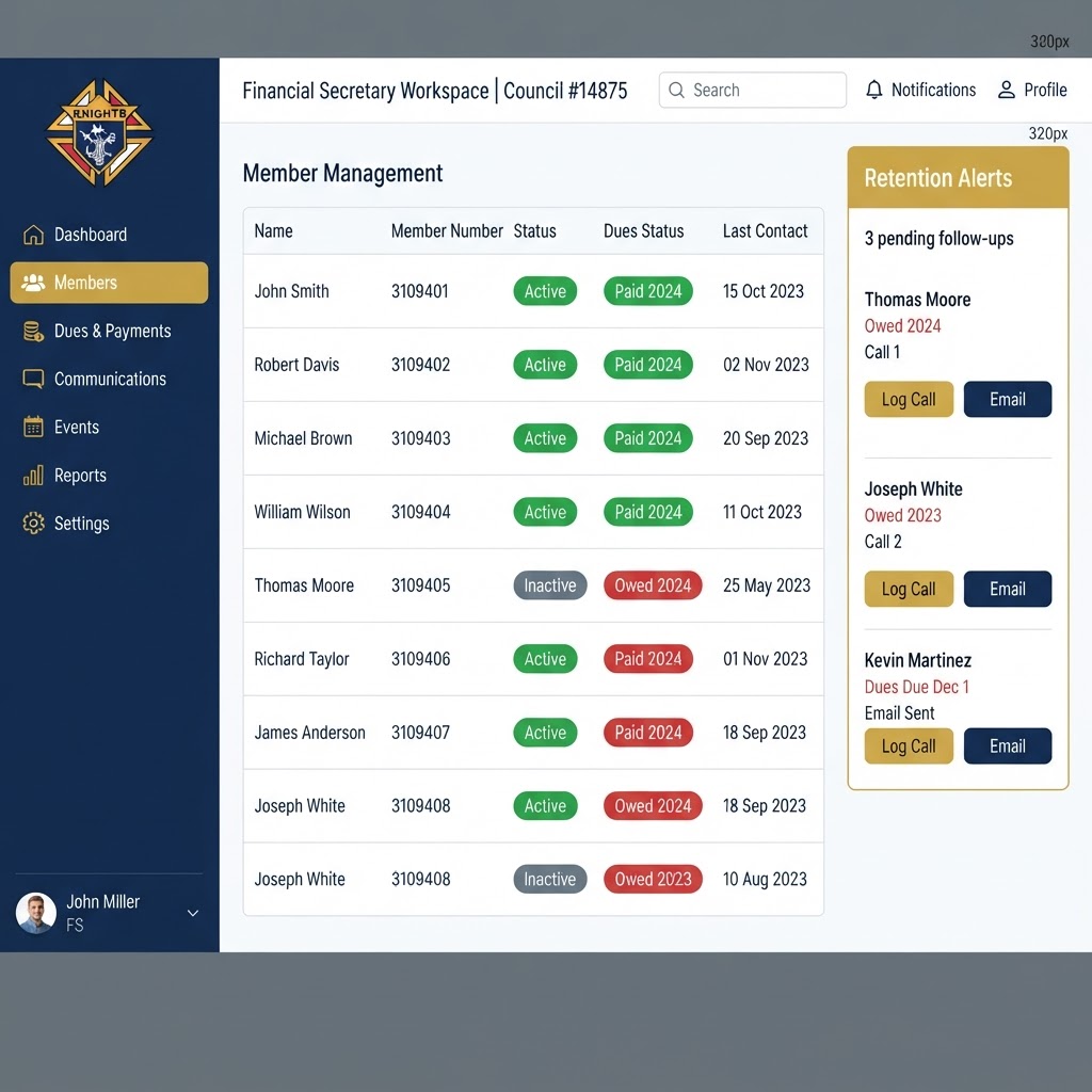 Financial Secretary Workspace preview