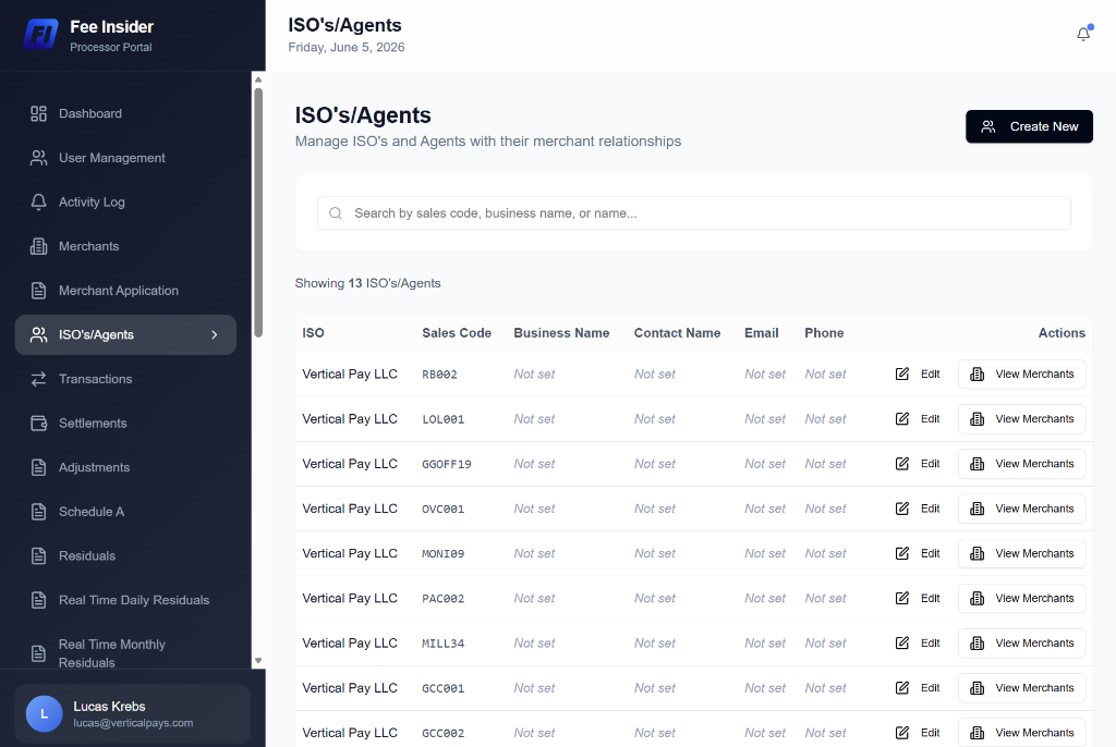 Know Exactly What Every Agent Earns