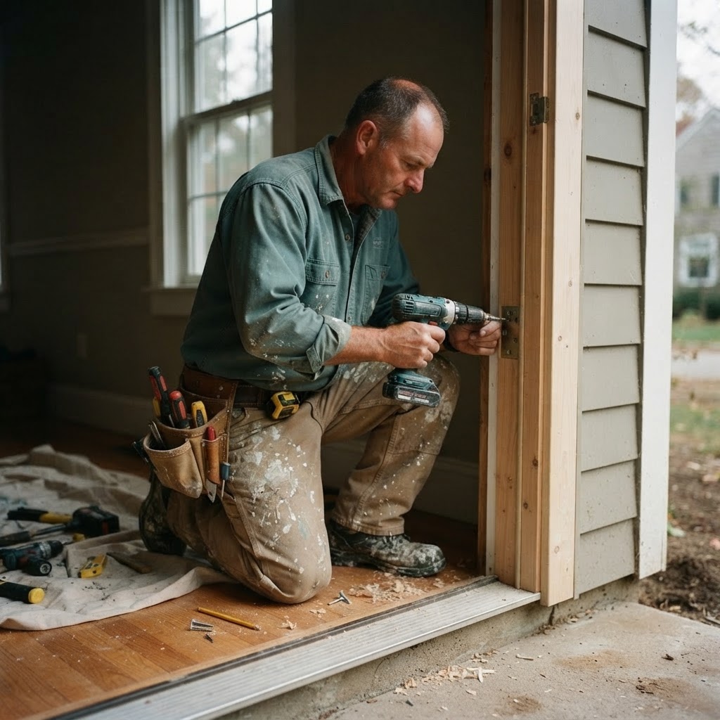 Handyman crew at work