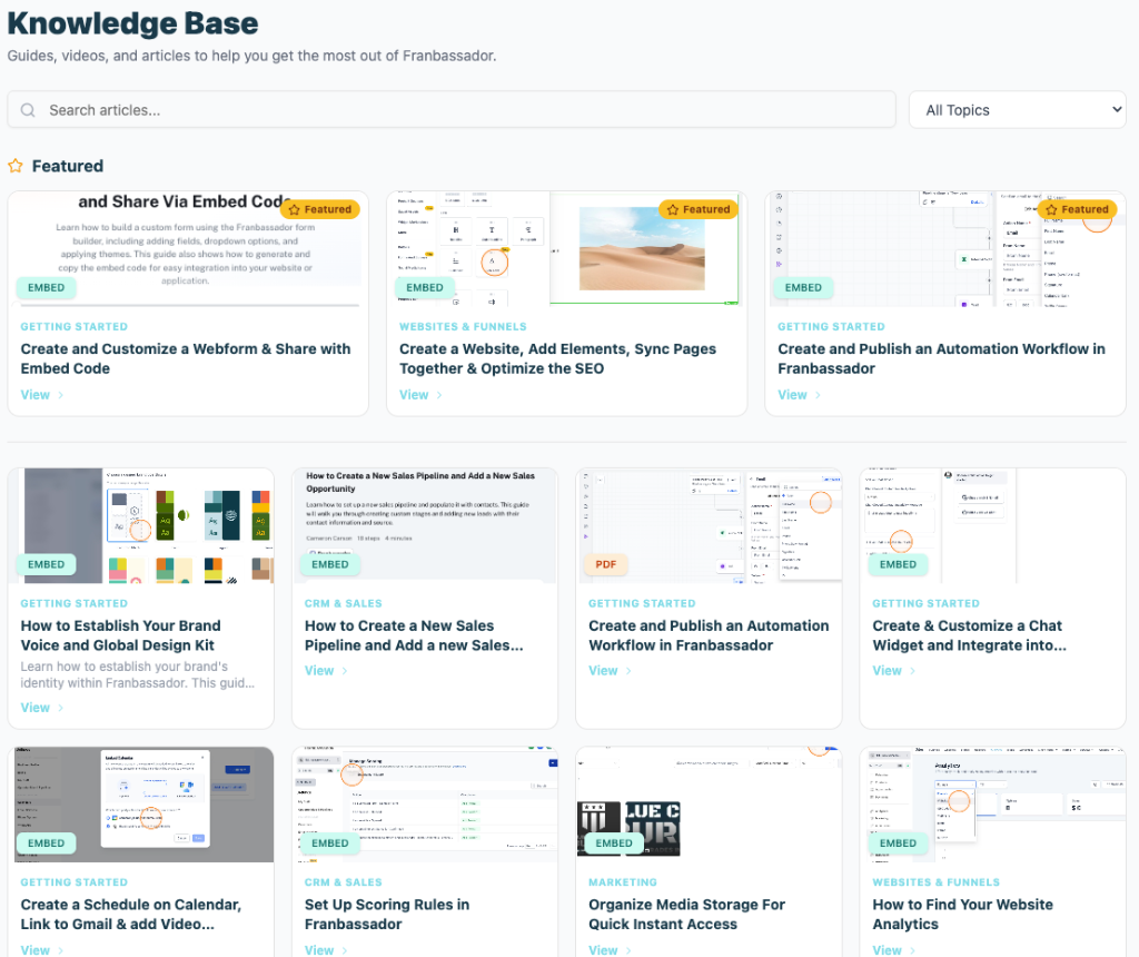 Built-In Knowledge Base