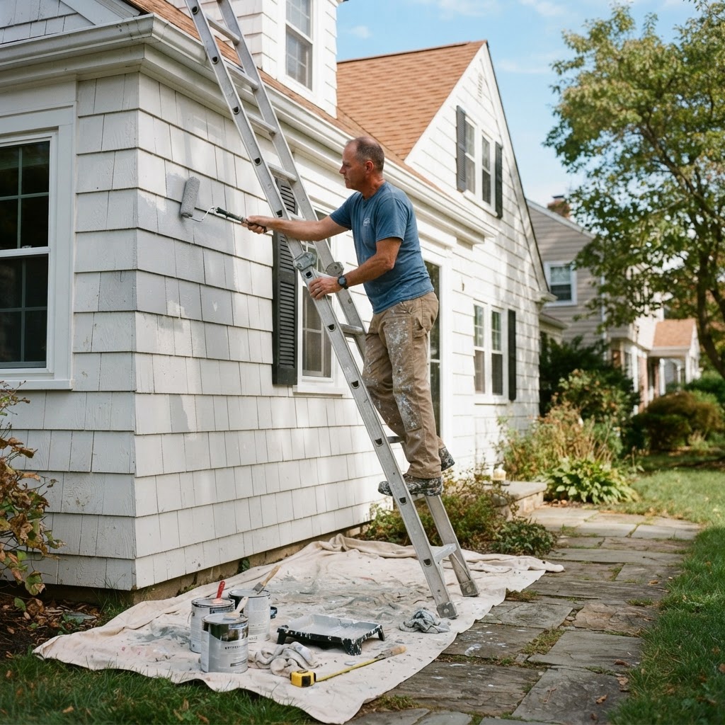 Painting crew at work
