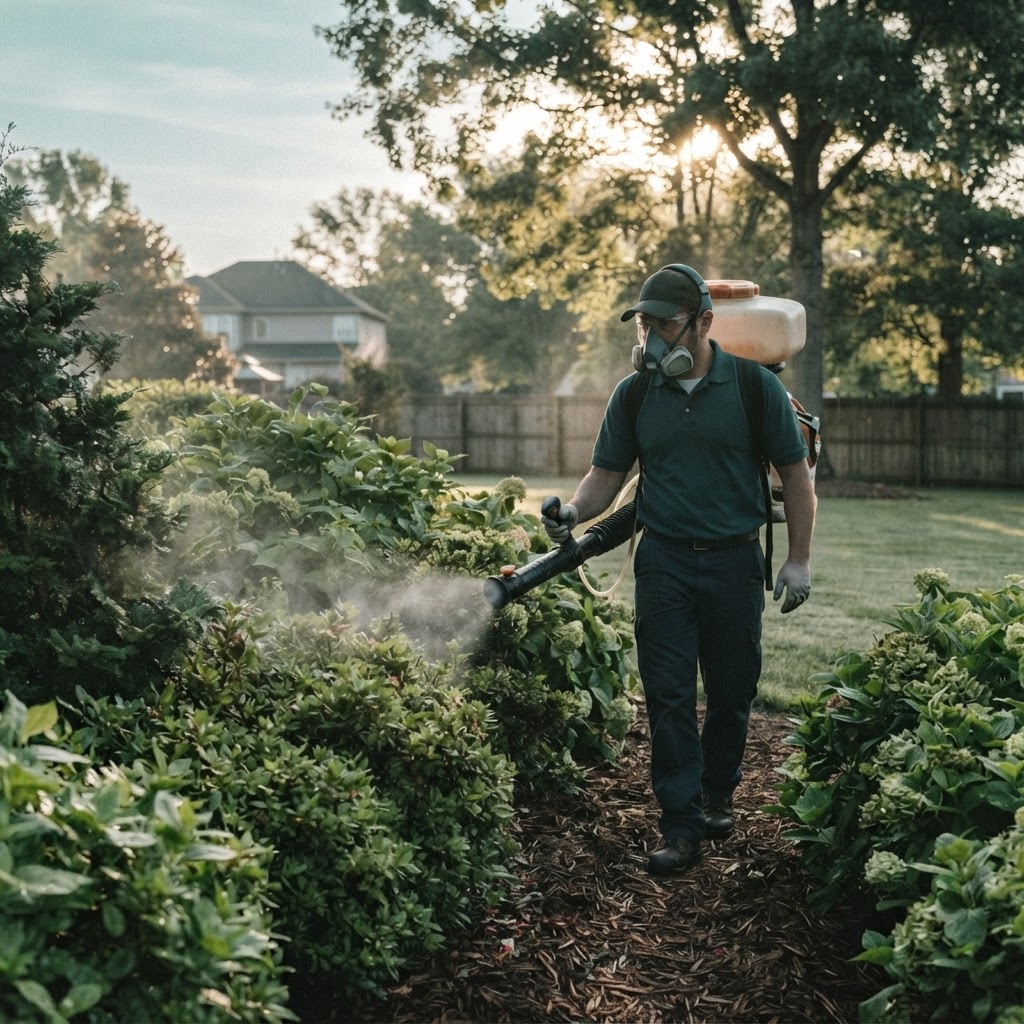 Lawn Care crew at work