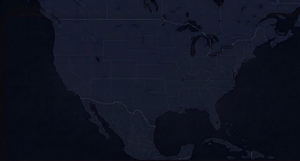 GEE Locations Map - North America