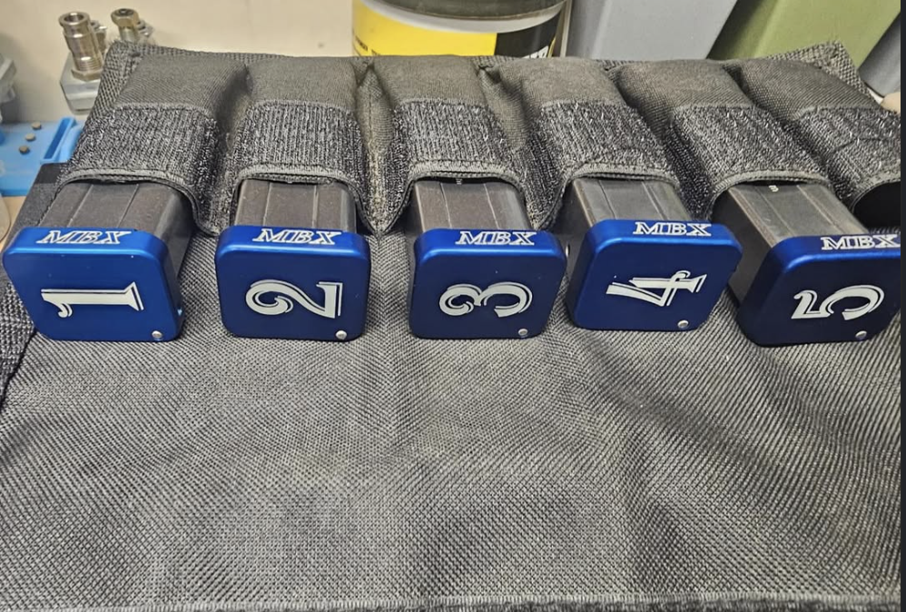 Engraved Magazine Base Pads