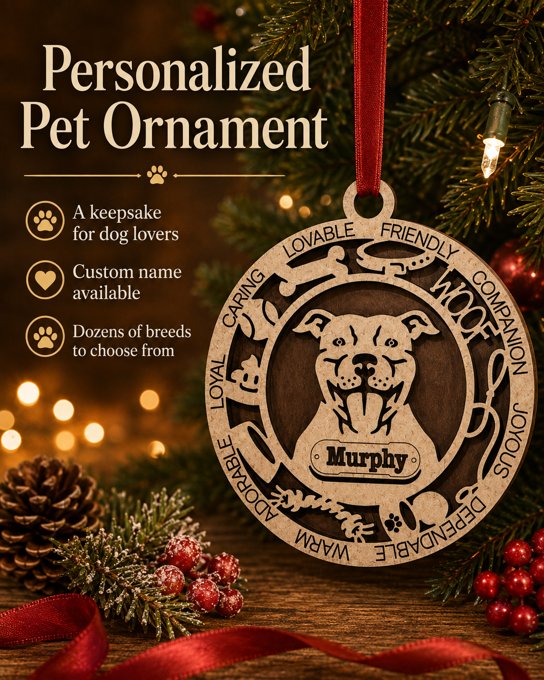 Personalized Pet Ornament