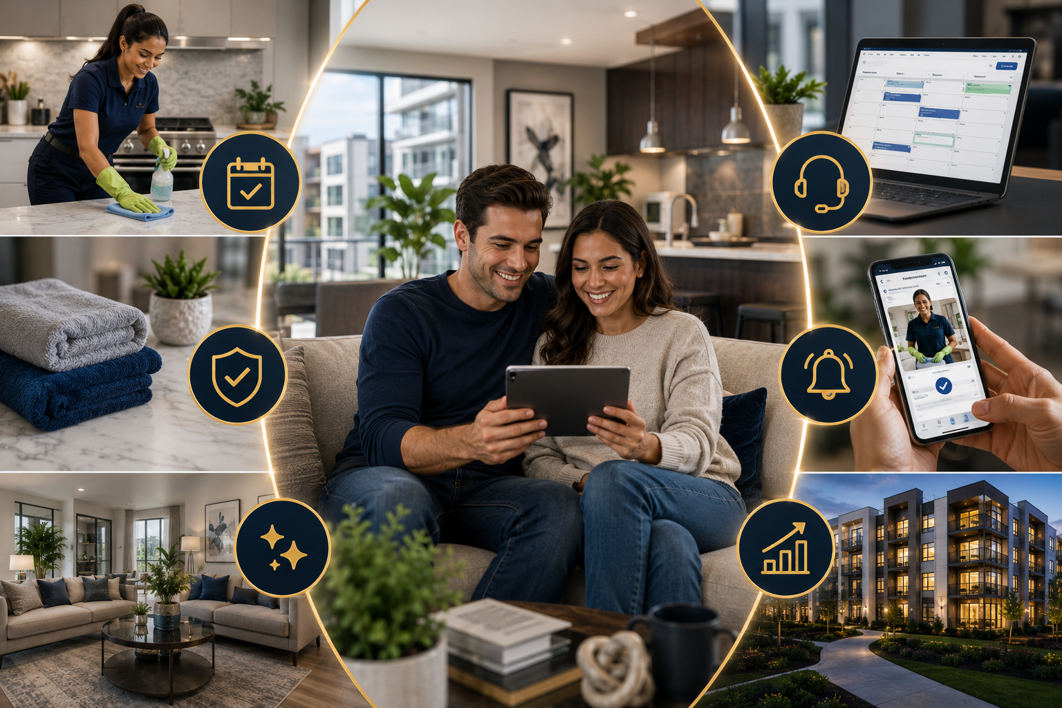 SimpleCleanz Built-In-Lease™ — end-to-end cleaning program managed for residents and properties