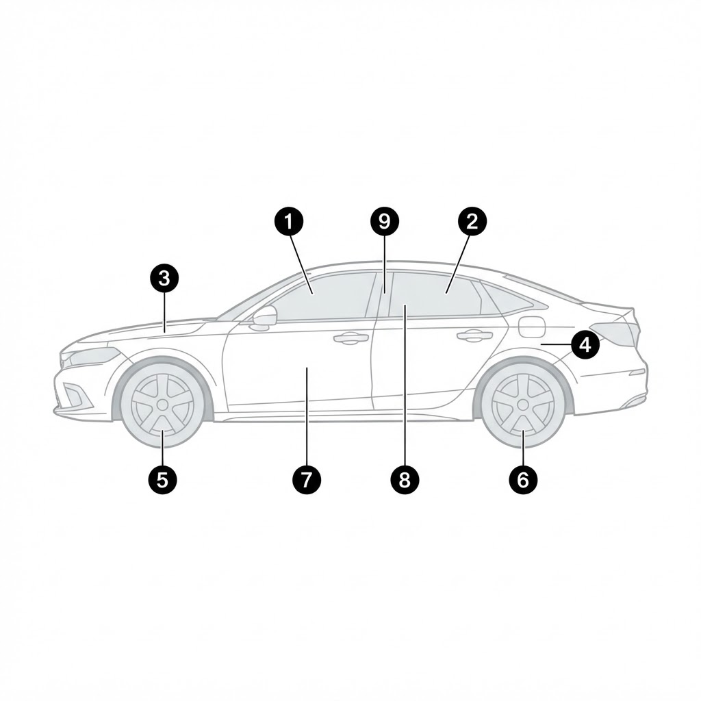 Diagrama Lateral Esquerda (motorista)