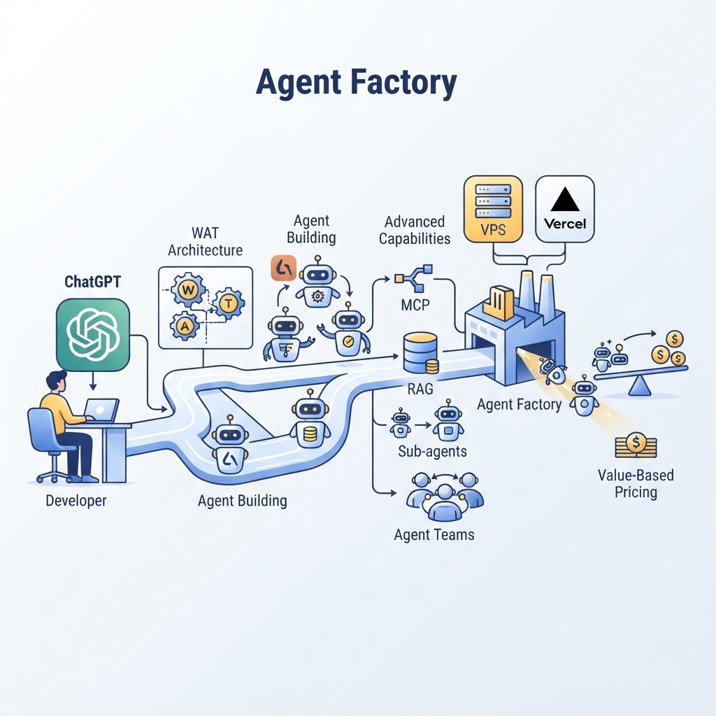 Agent Factory — בנה מכונות AI שעובדות בלעדיך