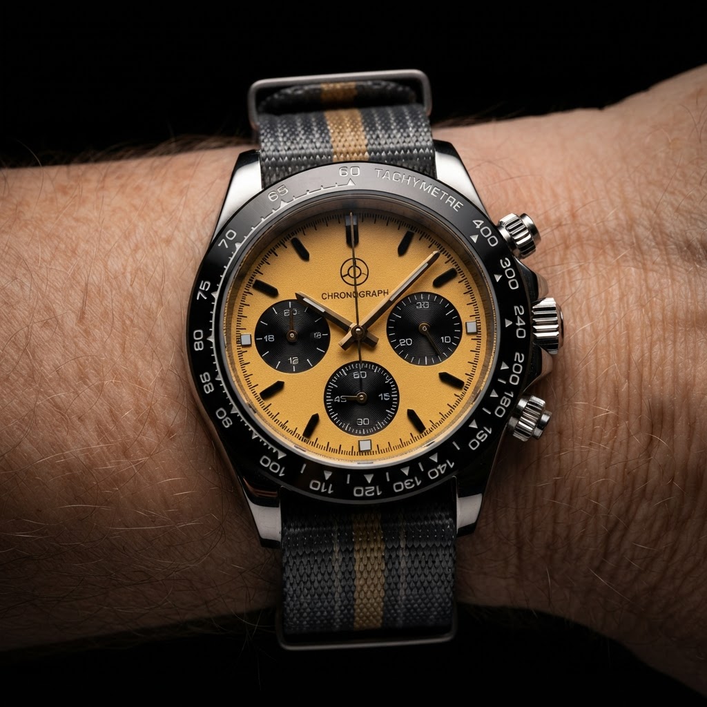 Gold Panda Chronograph