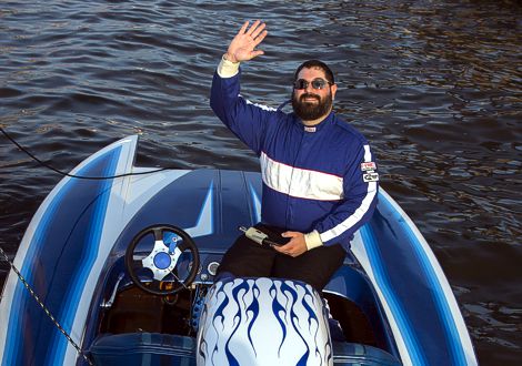 Blarney Island drag boat racer on the water
