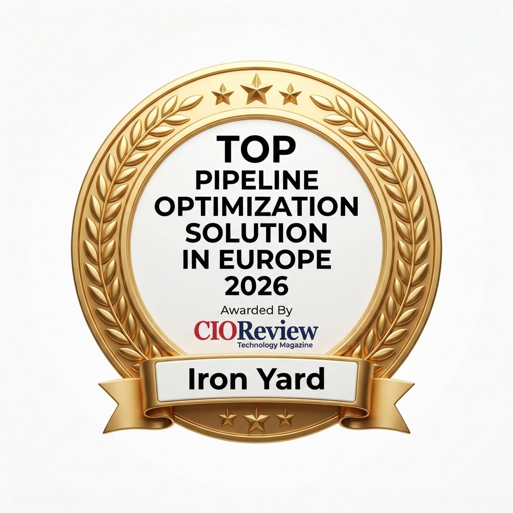 Iron Yard — Top Pipeline Optimization Solution in Europe 2026, Awarded by CIOReview
