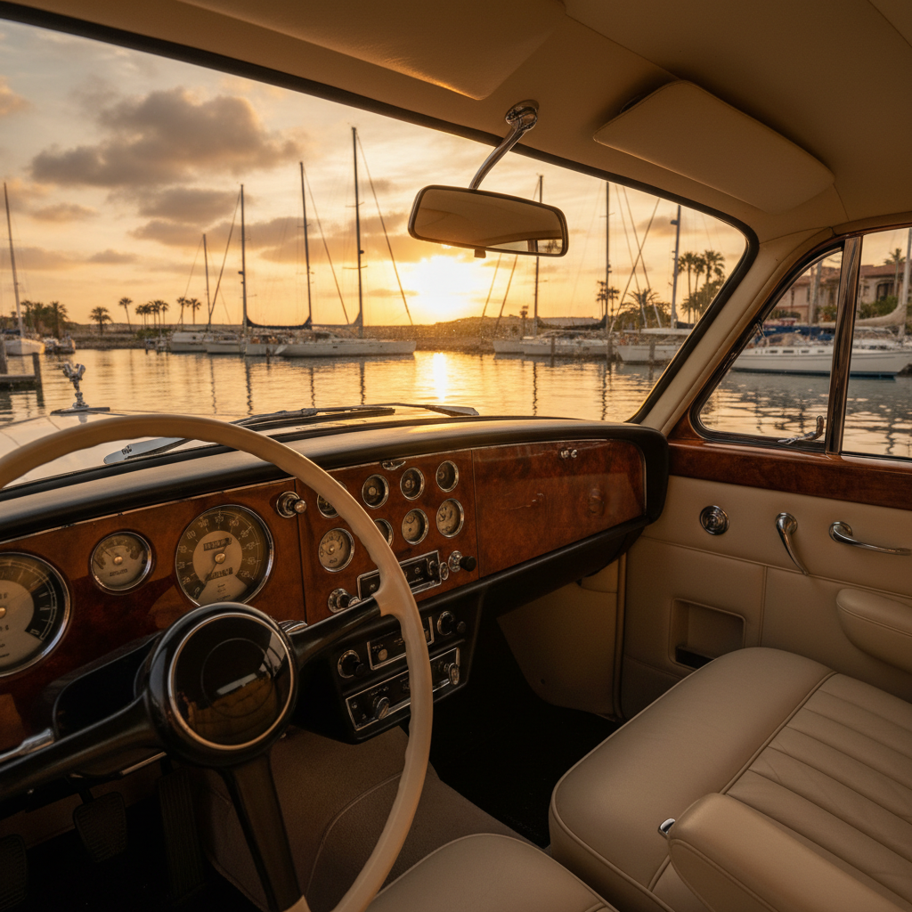 Luxury car interior