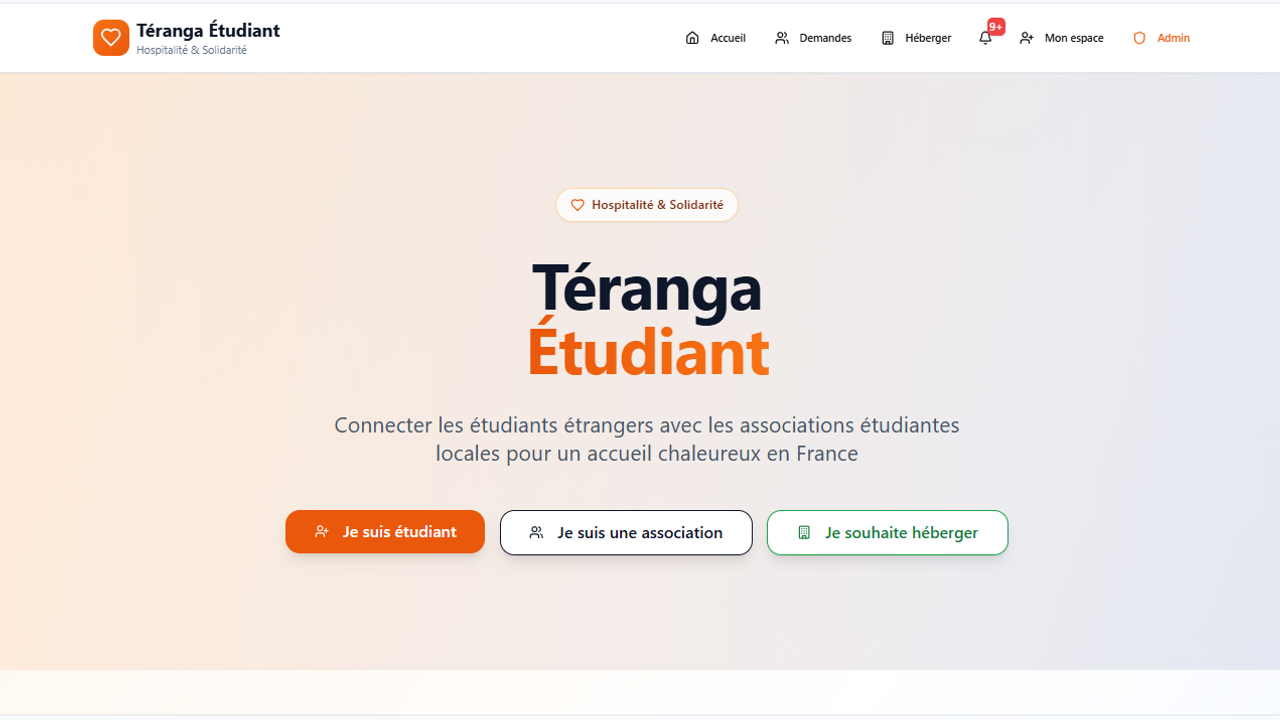Téranga Étudiant  template preview