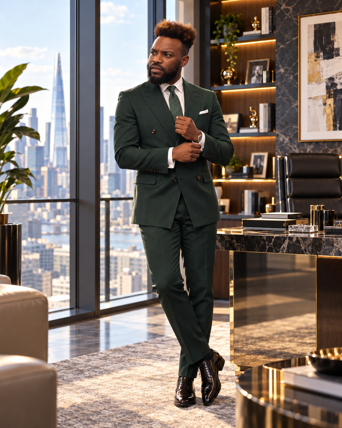 Jordan Kensington behind the scenes of a luxury brand photoshoot