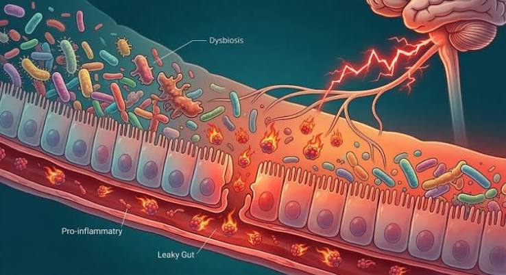 Gut health illustration