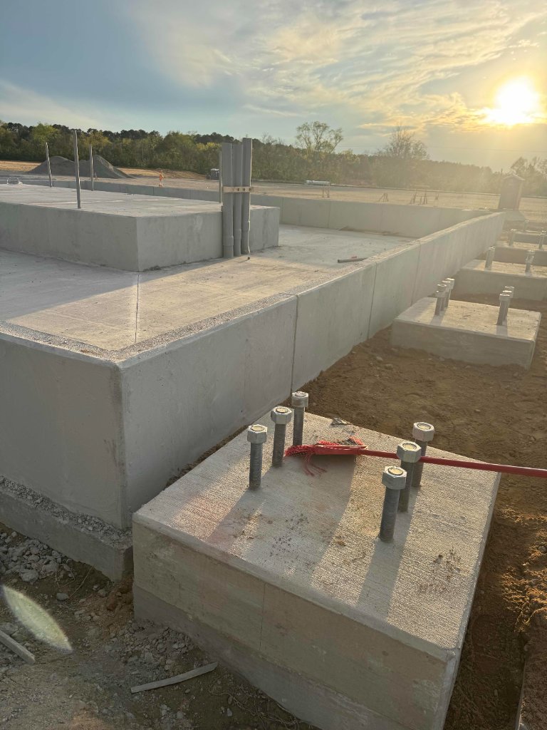 Foundation Detail — Anchor Bolts & Conduit