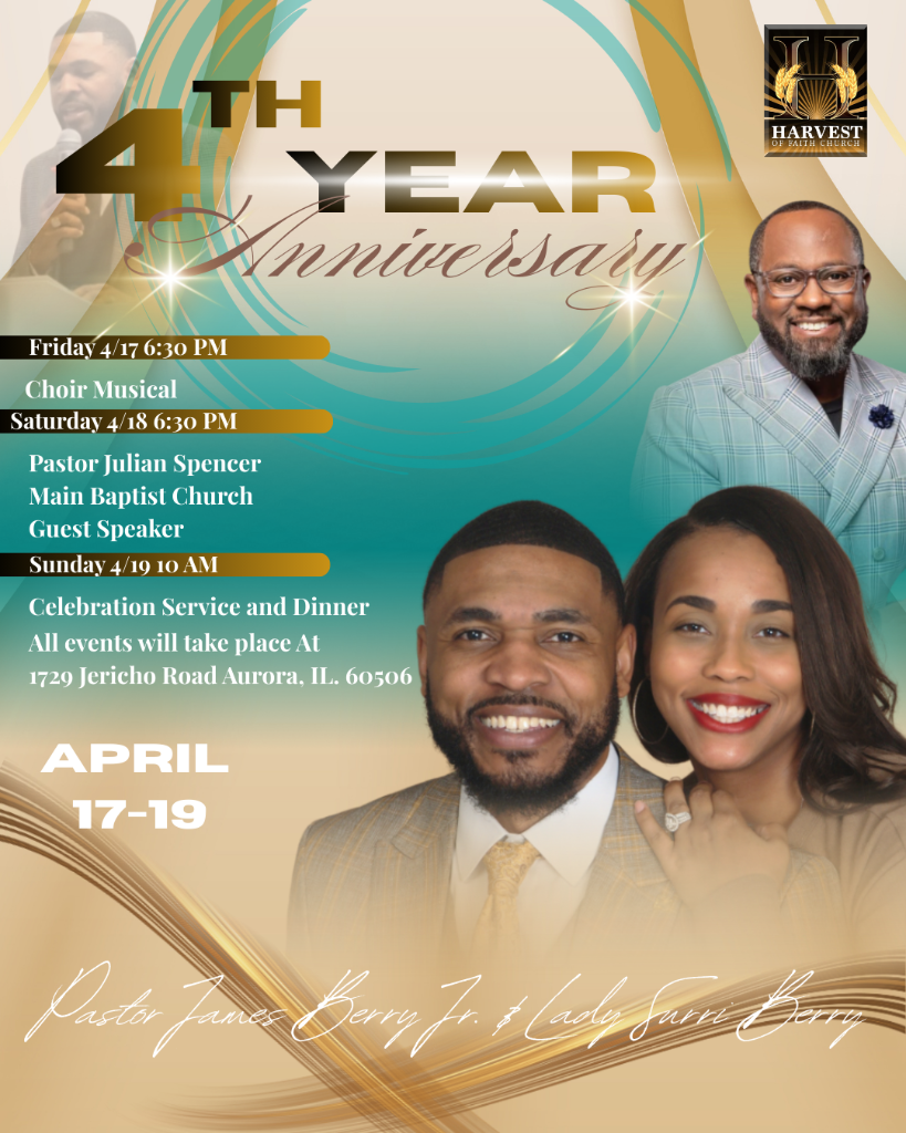4th Year Anniversary — Celebration Service & Dinner