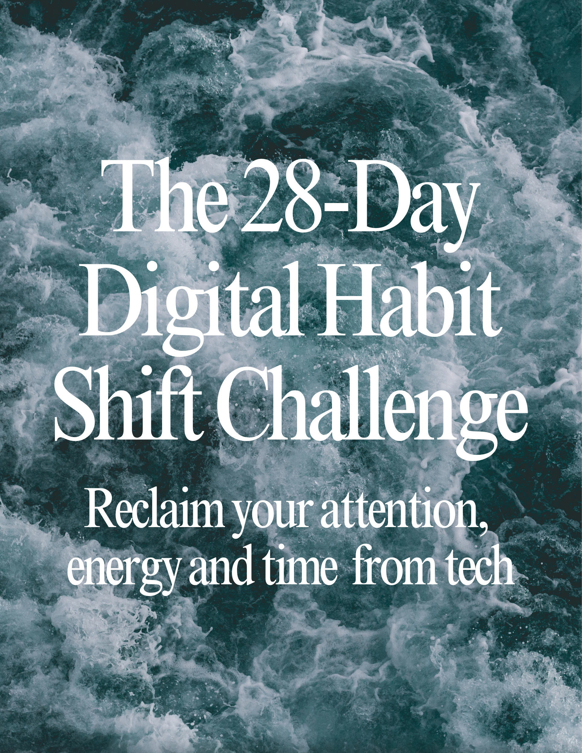 The 28-Day Digital Habit Shift Challenge Workbook
