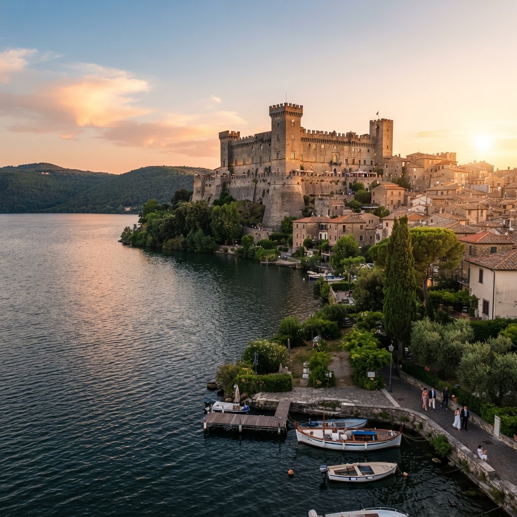 Bracciano e il Castello Orsini-Odescalchi