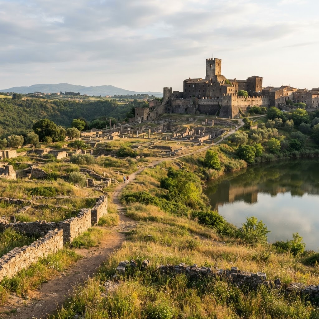 Castrum di Castiglione e Rovine di Gabii