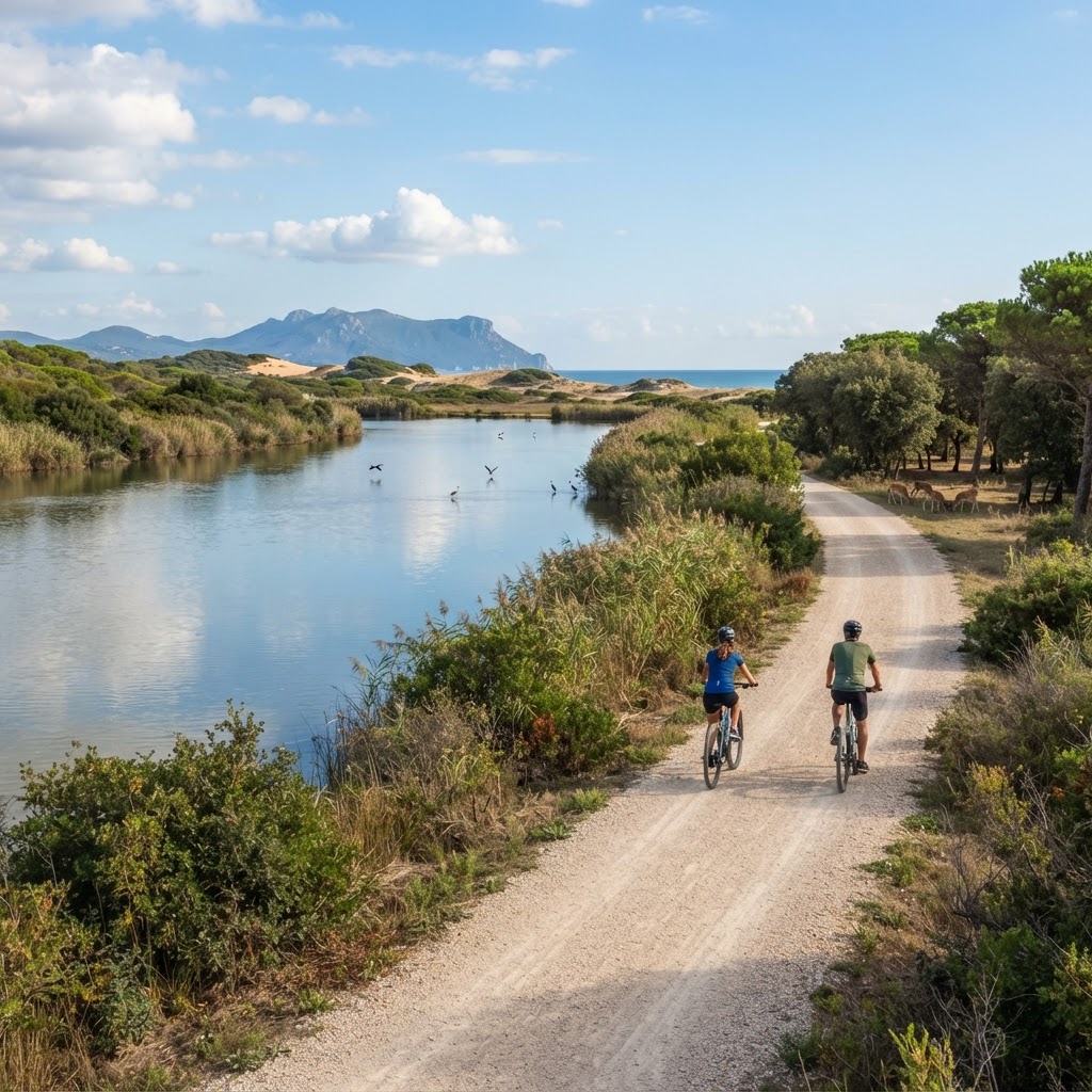 Ciclovia dei Laghi di Fogliano e Monaci